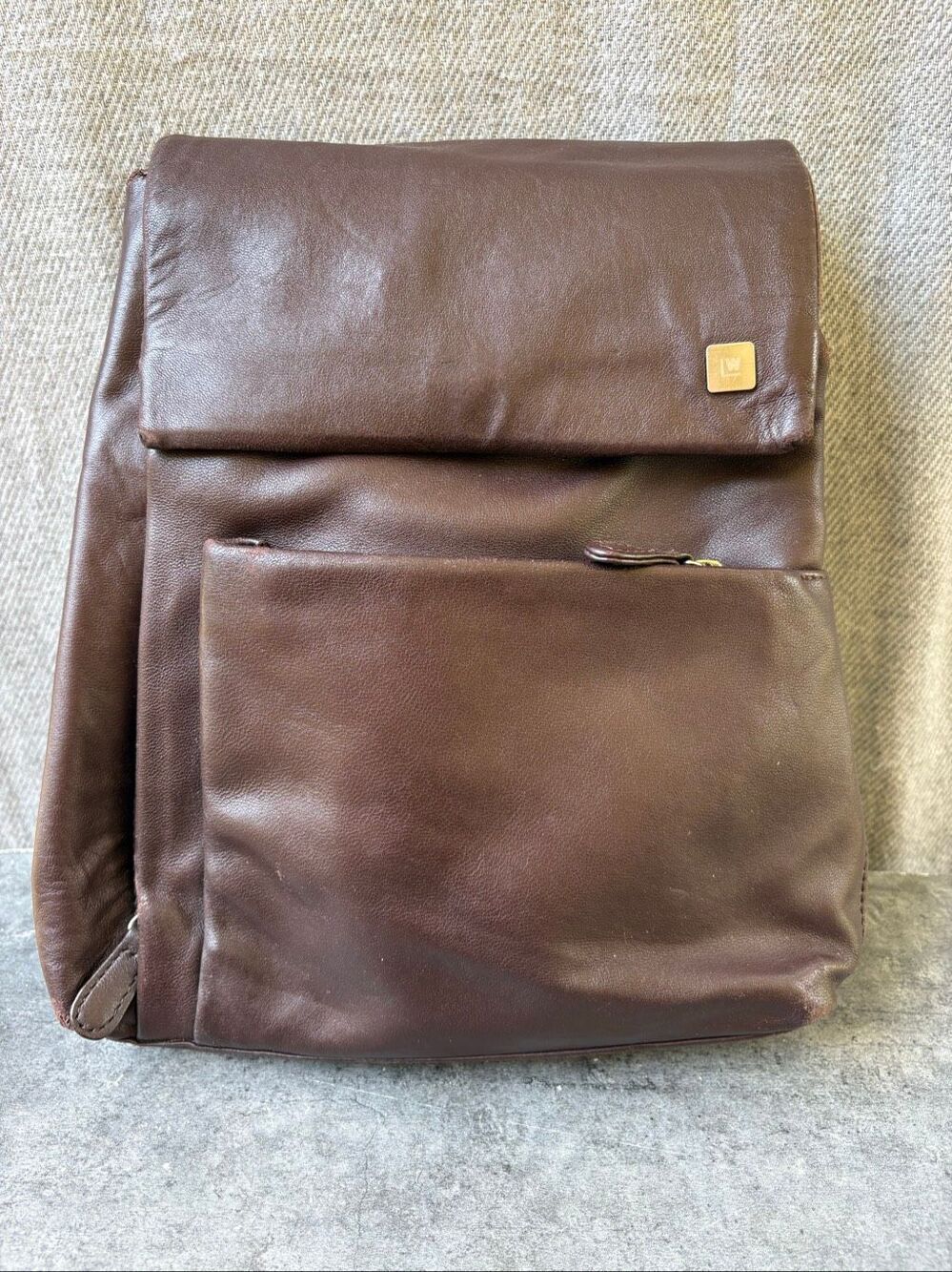 Wilson Leather Convertible Backpack Brown Genuine Leather Shoulder Bag Vintage